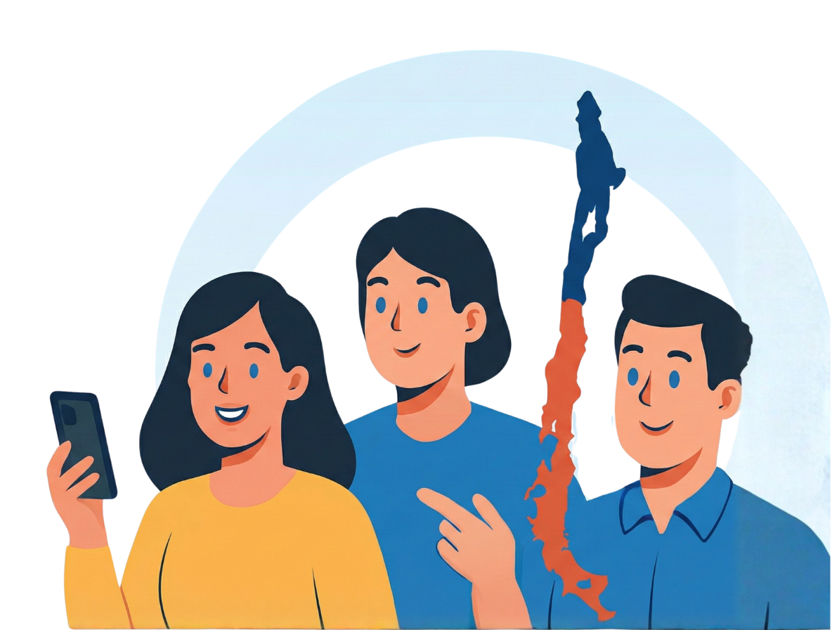 Personas usando DatoFácil.cl para resolver trámites y cálculos en Chile